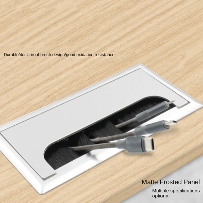 BAAG-Офисный стол, коробка для нарезания резьбы, компьютерный стол, крышка отверстия для проволоки, квадратная крышка щетки, пластина