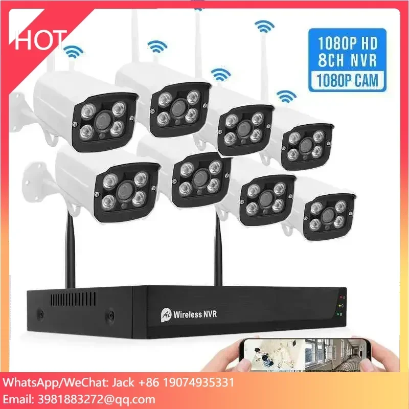 Factory Wholesale Wifi Outdoor Wireless Connected to Mobile Phone Cctv Camera Home Security