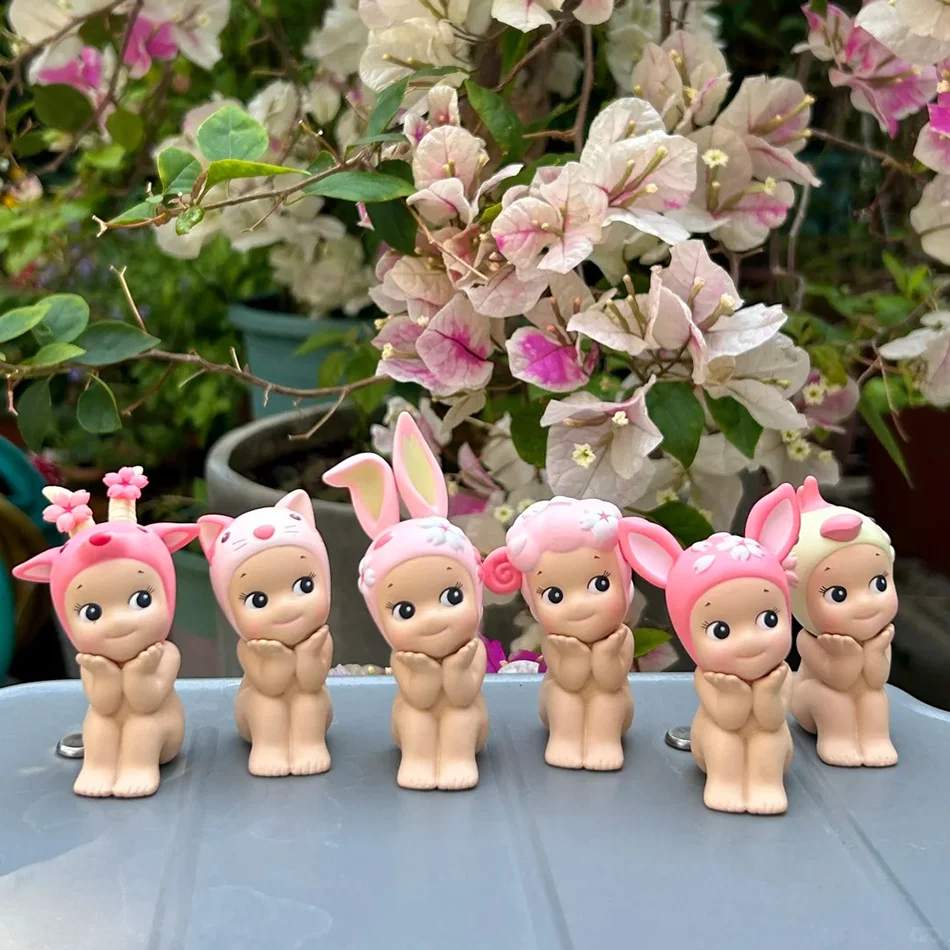 Anime Figures Ornaments S Mini Figure - Animal Series Cherry Blossom New Arrival Cute Dolls Mystery Box Collectible Toys