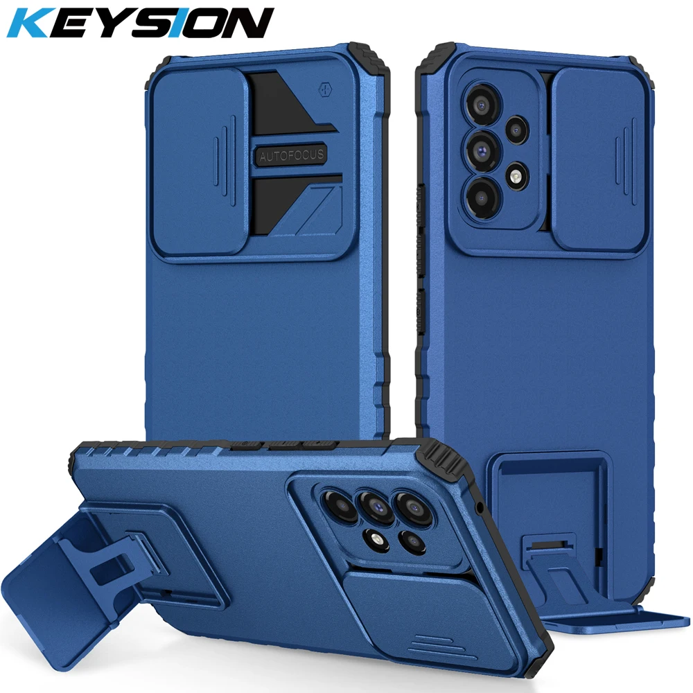 KEYSION Shockproof Case for Samsung A53 A33 A73 A23 Camera Protection Phone Cover for Galaxy A52 A72 A32 A54 A34 5G A24 A14 LTE