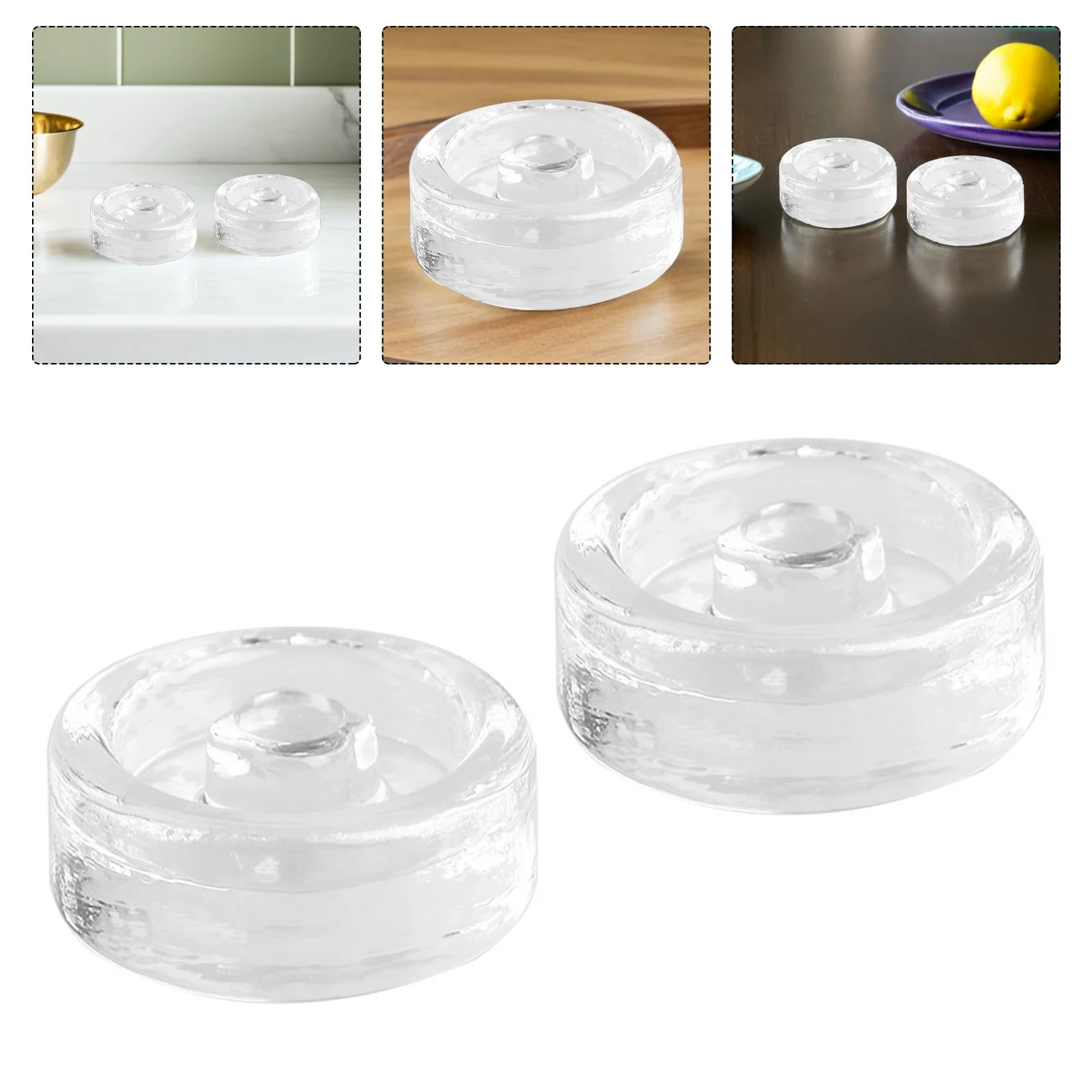 

2Pcs Fermenting Lid Glass Weights for Jars Housewarming Gift Idea for Making Tasty Healthy Fermented Vegetables