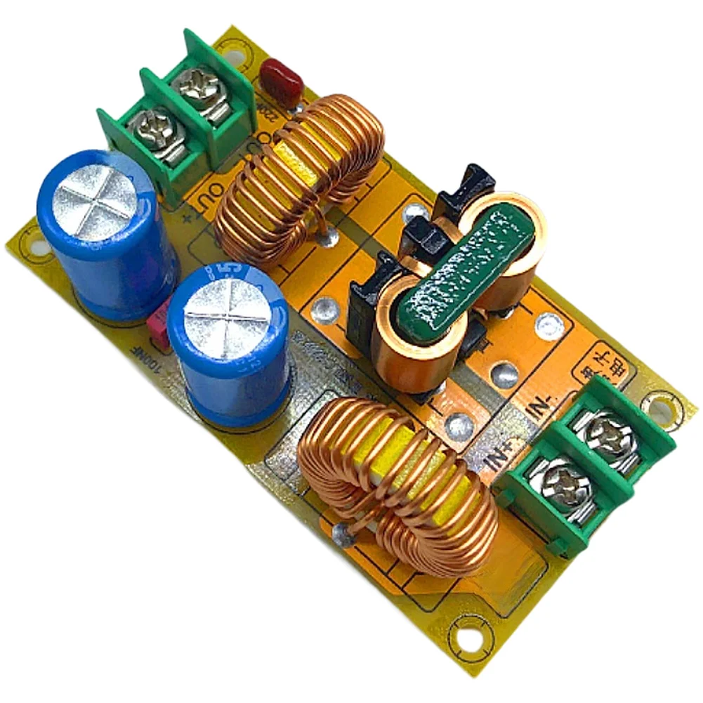 2A 4A 10A 20A DC LC Filter For EMI Electromagnetic Filtering 400Hz Wide Frequency Range Automotive Audio System Power Cleaner