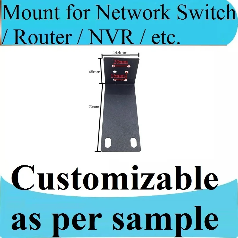 Suitable for H3C LS-S5016P-CN, S5024f-si, e528 switch cabinet small hanging bracket, Welcome to Customize, Only 1pcs