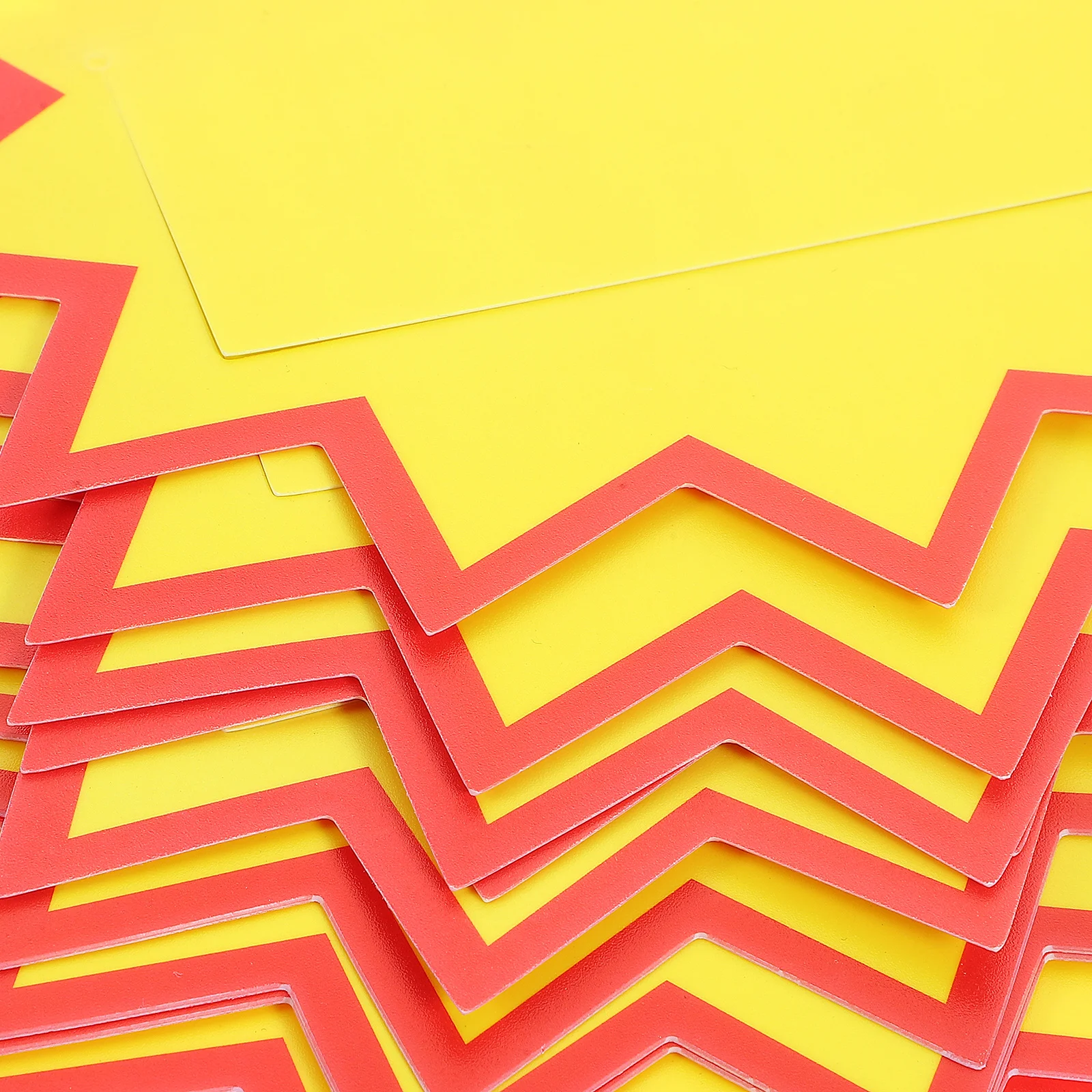 

10Pcs Price Tags Blank Writing Area Bright Color Retail Store Supermarket Advertising Labels Retail Tags