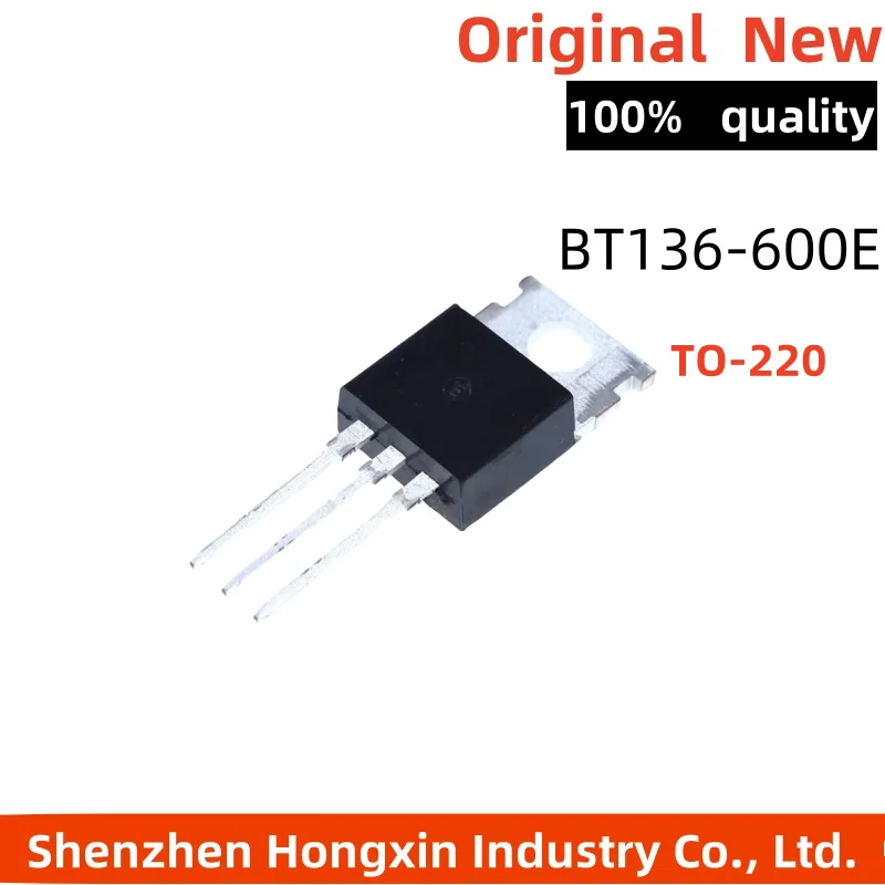 

10pcs/lot BT136 series BT136-600E 600E TO-220 Triac 800V / 4A / 5W new original g