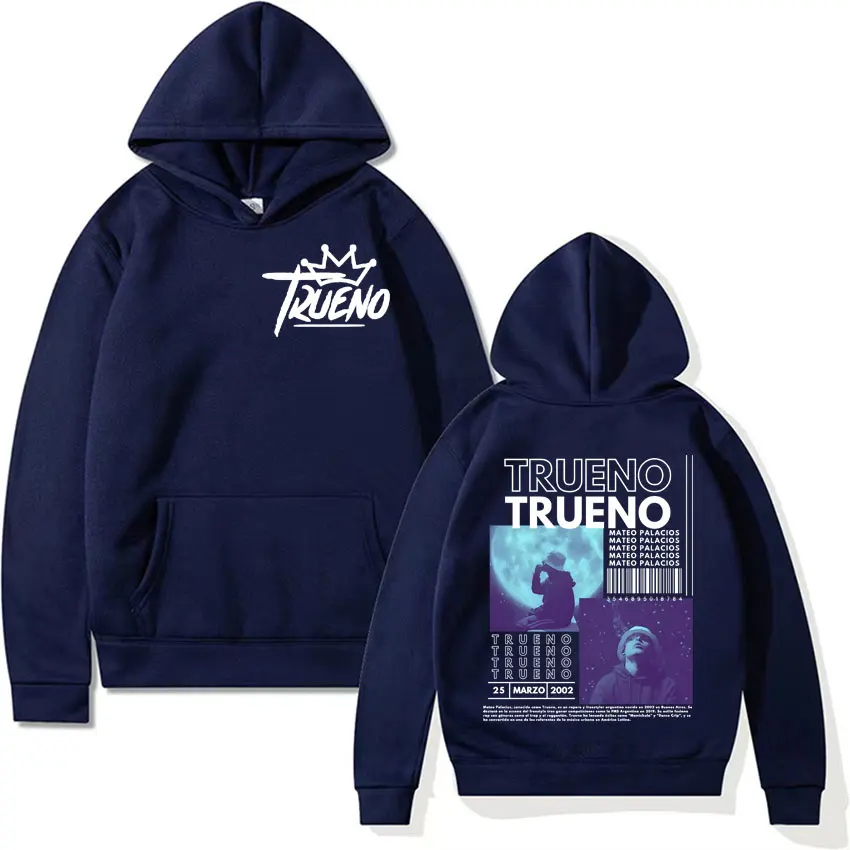 Rapper Trueno Album Cover Graphic sweatshirt Male Harajuku Vintage Style hooded Men Women Autumn/Winter Fashion Oversized hoodie