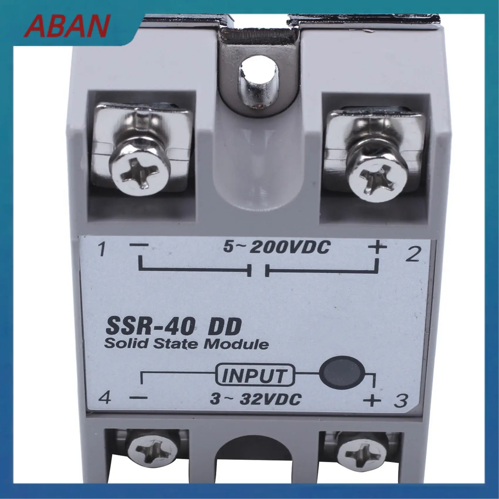 

ABAN 5X однофазное твердотельное реле DC-DC SSR-40DD 40A DC3-32V DC5-60V белый + серебристый