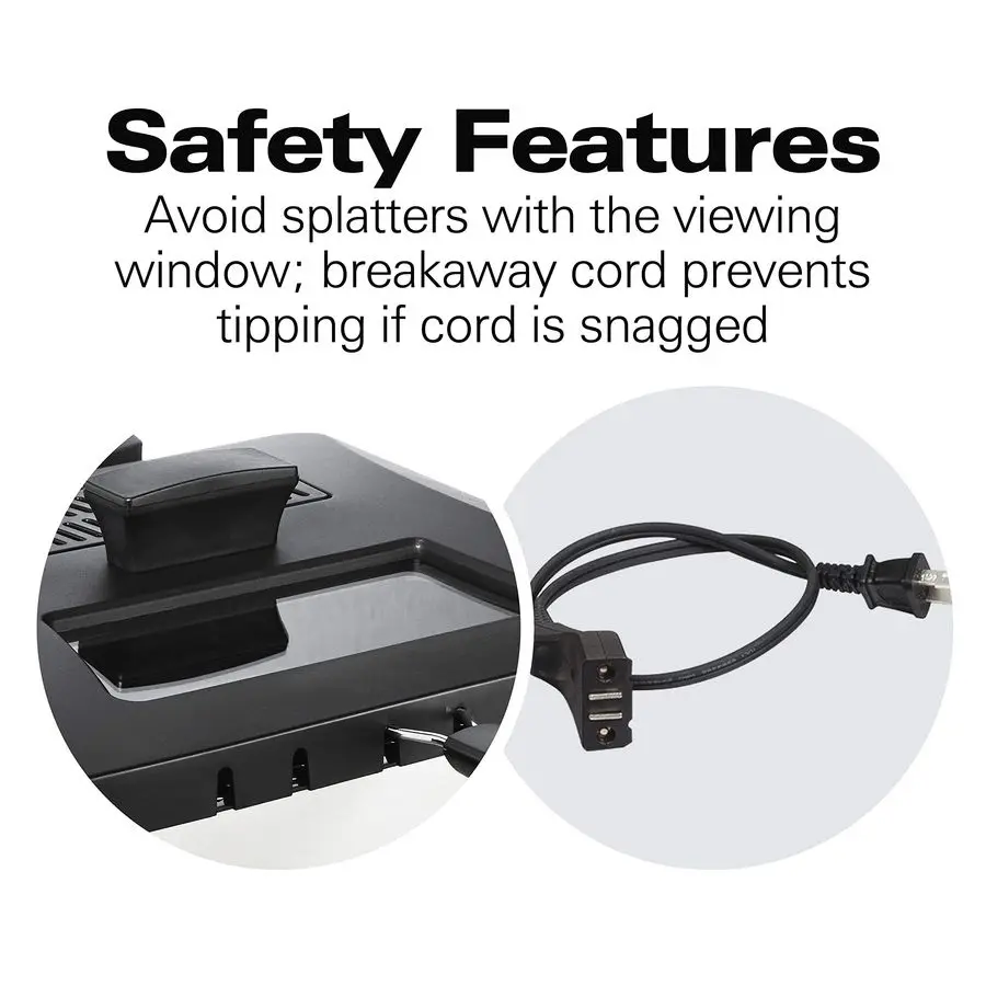 Electric Deep Fryer with Basket and Lid, 4.5 Liters 19 Cups Oil Capacity, Temperature Control, View Window, Professional Style,