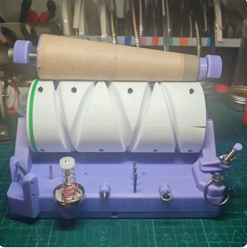 Electric Yarn Winder with Automatic Yarn Guide and Plying Function Adjustable Speed Wool Winding Machine for Crochet Knitting