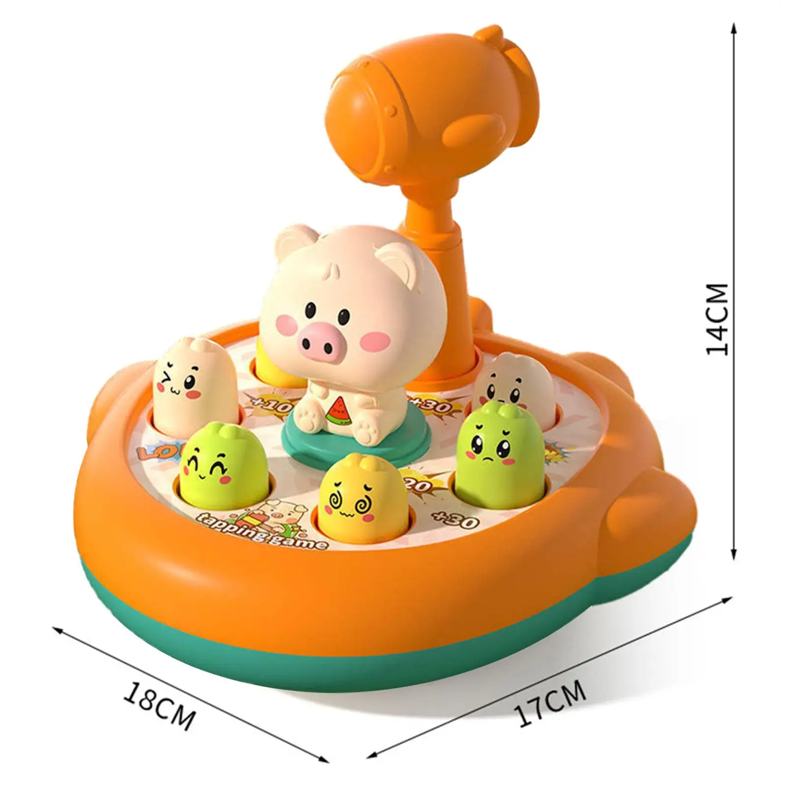 Whack Game - Jouet de développement taupe, jouet Montessori, jeu familial interactif,