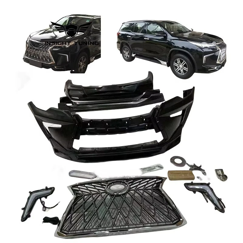 

LX Style Facelift Car Bumpers Grill Bodykit 2016-2021 for Fortuner Body Kit