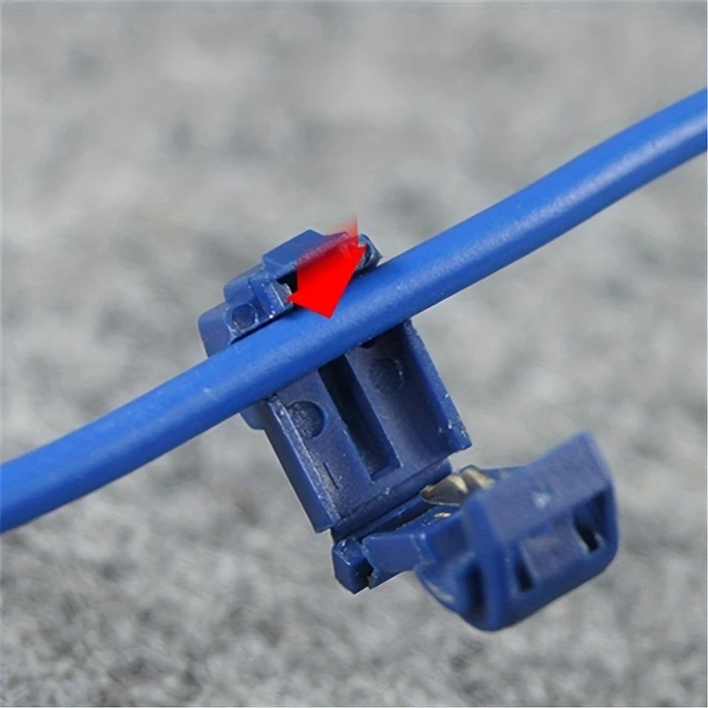 T-Tap Nylon Selbstisolierende Kabelverbinder, Steckverbinder mit Schnellverschluss, Isolierte Kabelklemmen für die Automobilindustrie – Detail 8