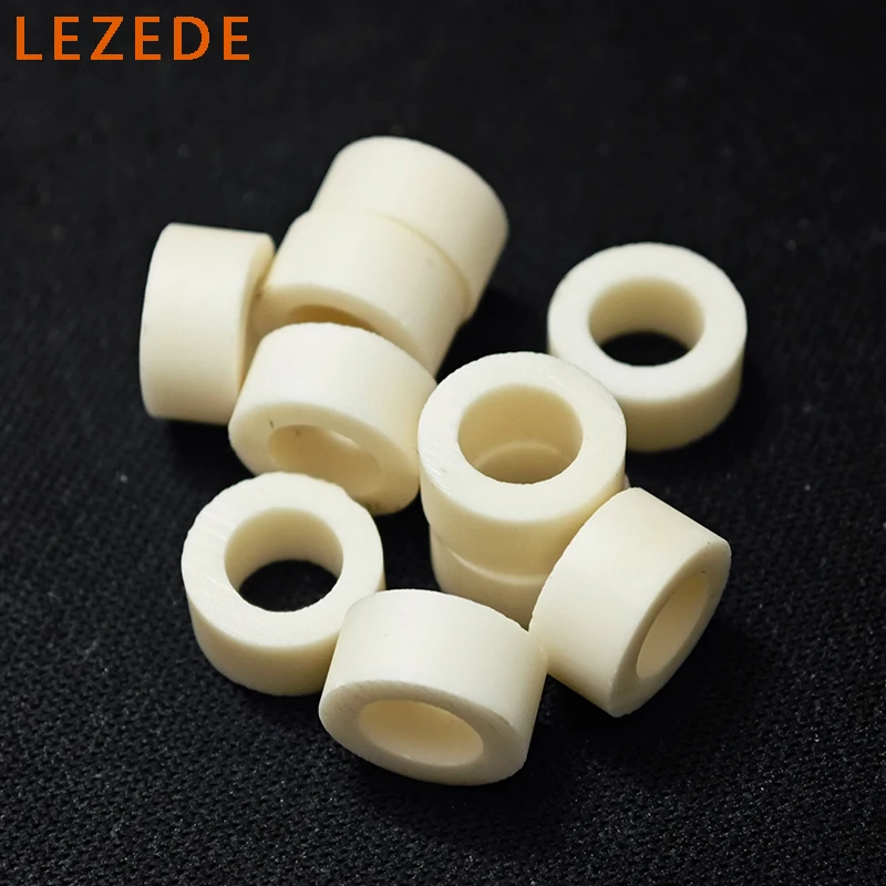 

10 шт. 6*10*5 мм керамическая трубка из оксида алюминия для защиты термопар, высокотемпературная изоляционная полая керамическая трубка
