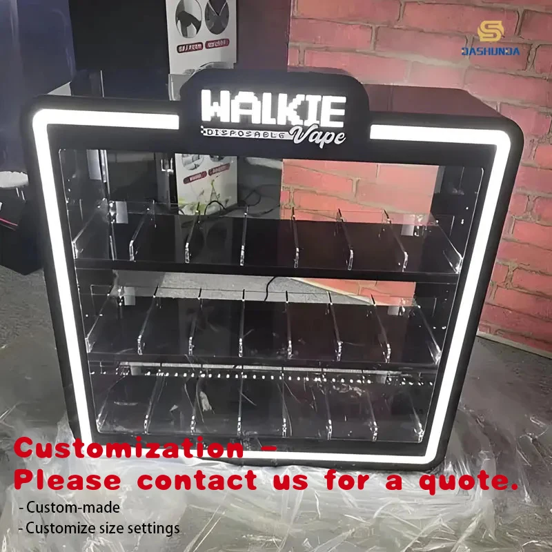 

Customize.Customized Modern European RGB Acrylic Resistant 2-Tier Display Cabinet Premium LED Light Removable