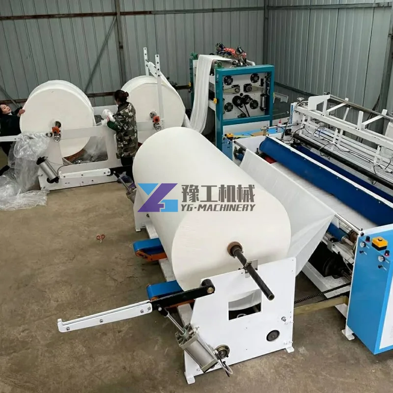 Toilet Tissue Paper Making Machine Fully Automatic Toilet Tissue Roll Paper Production Line