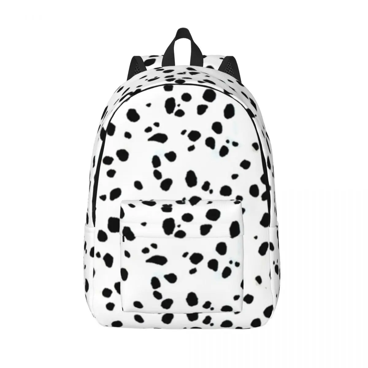 

Dalmatian Dog Print Canvas Backpacks Cute Spots Dots Bag Daily Backpack Big Casual Bags