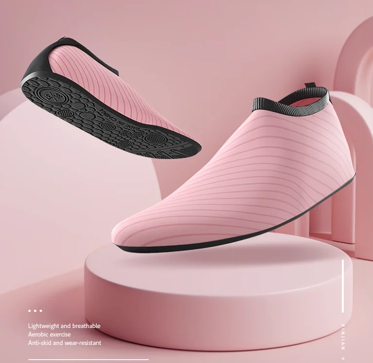 

Женская домашняя обувь для фитнеса на мягкой подошве и противоскользящая спортивная тренировочная обувь для танцев