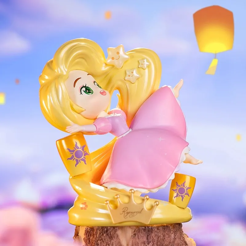 Disney Princess Dream Chasing Series Blind Box Cute Princess Mystery Box Kawaii Collection Anime Figure Birthday Gifts for Girls
