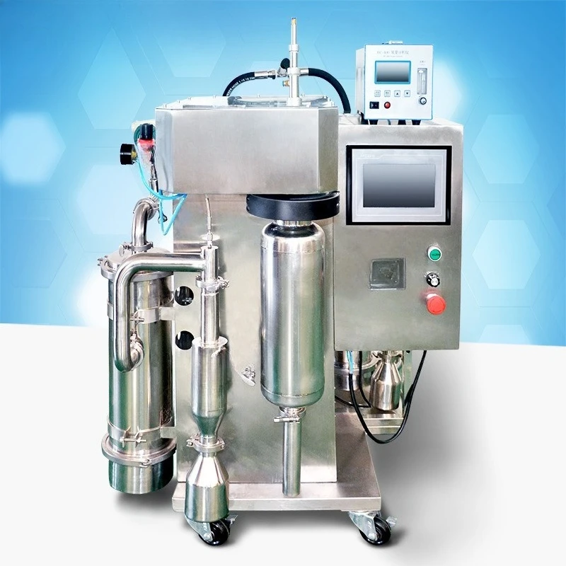 Organic solvent spray dryer, small, airtight cycle stainless steel