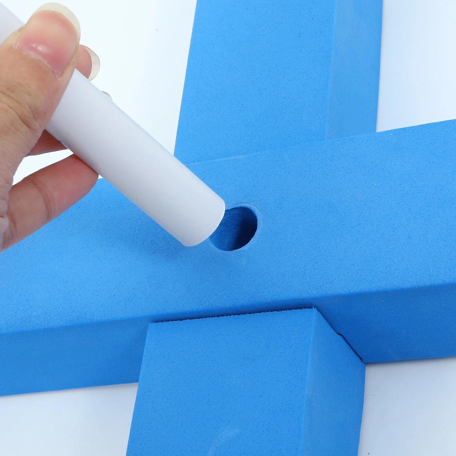 

Yardwe Outdoor Baseball Stand Toy Bats Holder Sponge Plastic Plaything