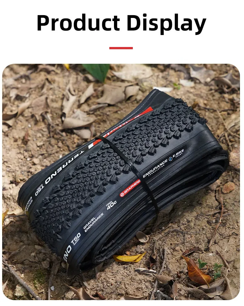 Vittoria TERRENO Mixed Gravel Endurance Fahrradreifen 700x40C Tubeless Gravel-Reifen für Geschwindigkeit & Leistung auf Hartem und Gemischtem Gelände – Detail 13