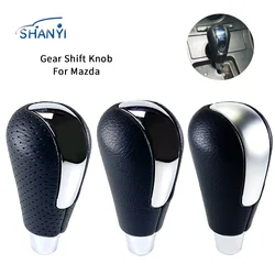 Automatic Car Shift Lever Knob Gear Shift Knob Lever Shifter For Mazda 6 GG GH Mazda 8 CX-7 MX5 RX8 Mazda 3 BK BL