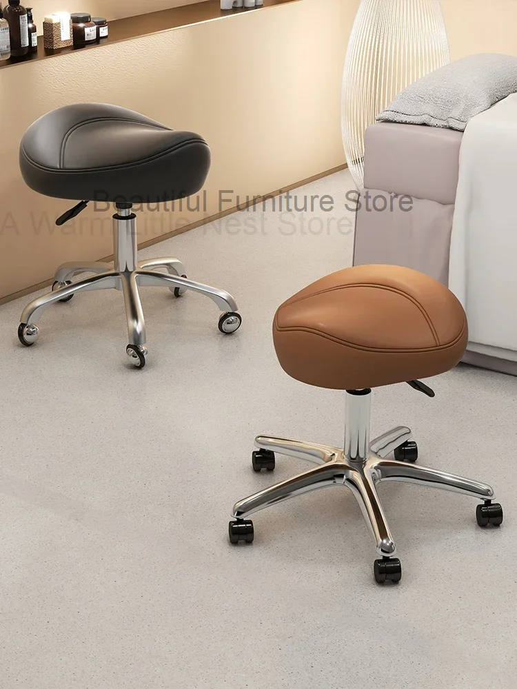 

Beauty Salon Saddle Chair Furniture Barber Lifting Rotating Chair Tattood Manicure Chairs Barber Shop Hairdressing Bench Stools