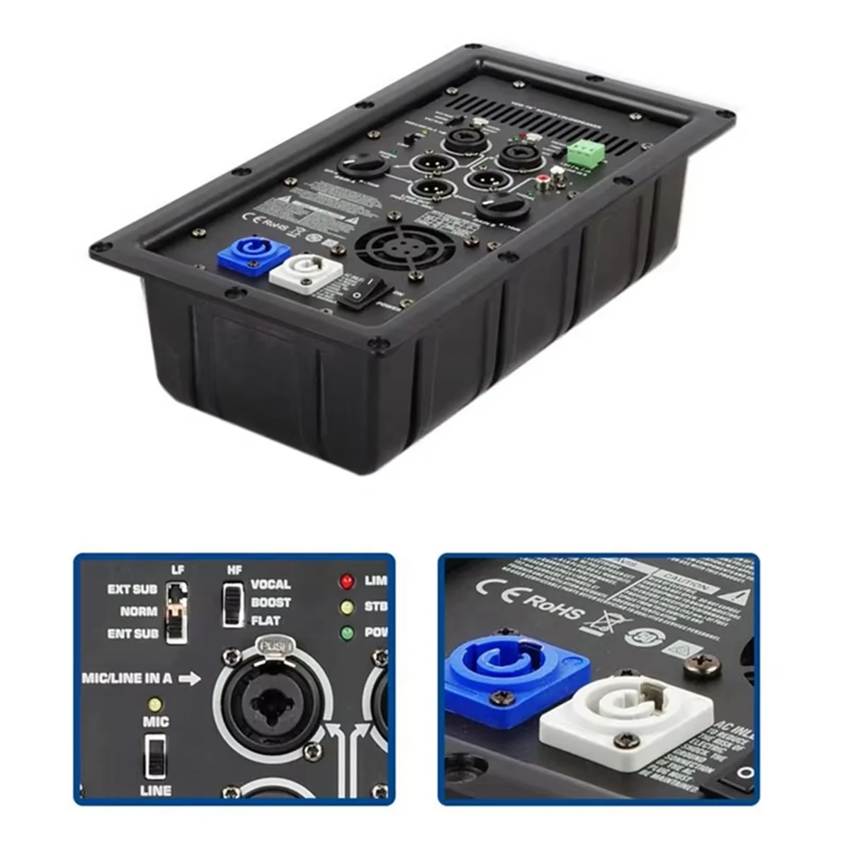 Retail! K12A Professional Digital Power Amplifier Module 1000W Active Class D Power Amplifier Broad for Home Theater Loudspeker