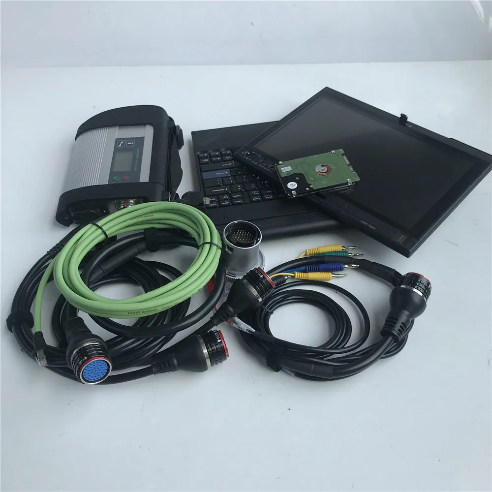 

MB Sd C4 Multiplexer with Star Connect C4 Star Diagnosis System v2023.12 in X200t Laptop SD C4 with Wifi HHT Diagnostic tool