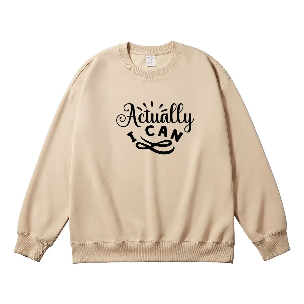 Oversized Women's Pullover Slogans Graphic Woman Tops Female Sweatshirt Round Neck Long Sleeve Autumn Winter Clothes
