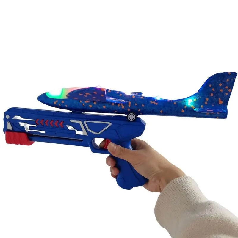 

Foam Glider Catapult Durable One-Click Ejection Model Foam Airplane Fun Outdoor Flying Toys Birthday Gifts For Boys Girls Random