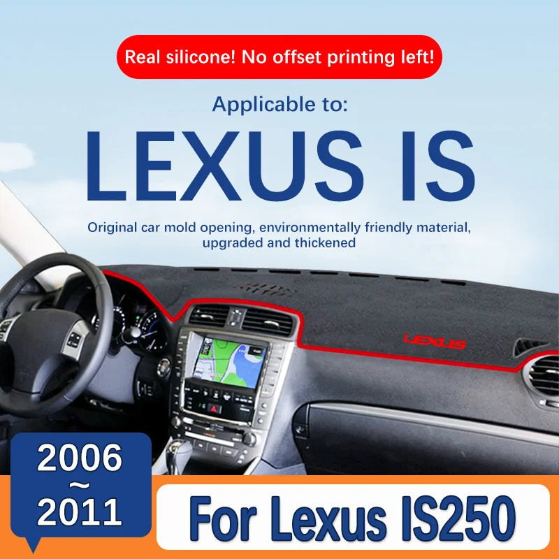 

Car Dashboard Mat Sun Shade For Lexus IS250 IS300 IS350 2006-2011 2007 2008 2009 2011 2012 Instrument Desk Cover Accessories