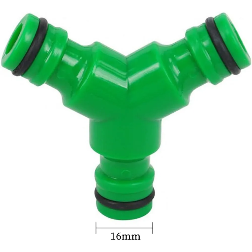 Splitter 1 Pcs Y Quick Connector No Leaking 3 Way Splitter Garden Hose Splitter Hose Connector Outdoor for Gardening Irrigation