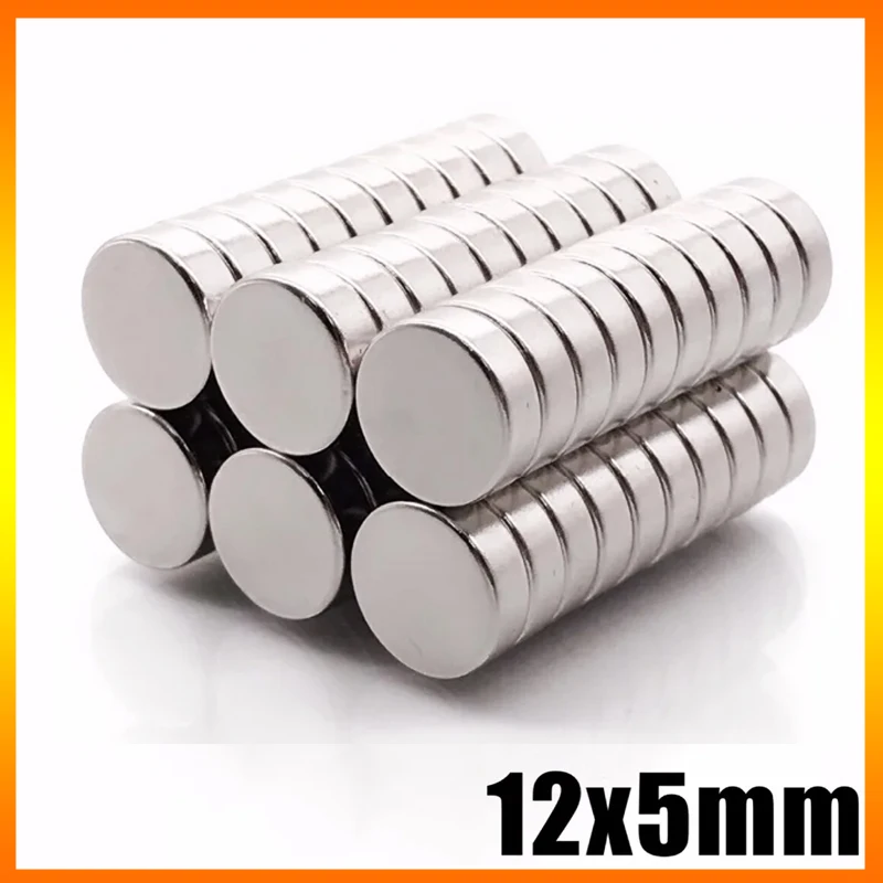 

12x5mm Magnet 20/50/100/200/500pcs Round Shape Garage Tool Kitchen Fridge Office Refrigerator 12*5mm Accessory