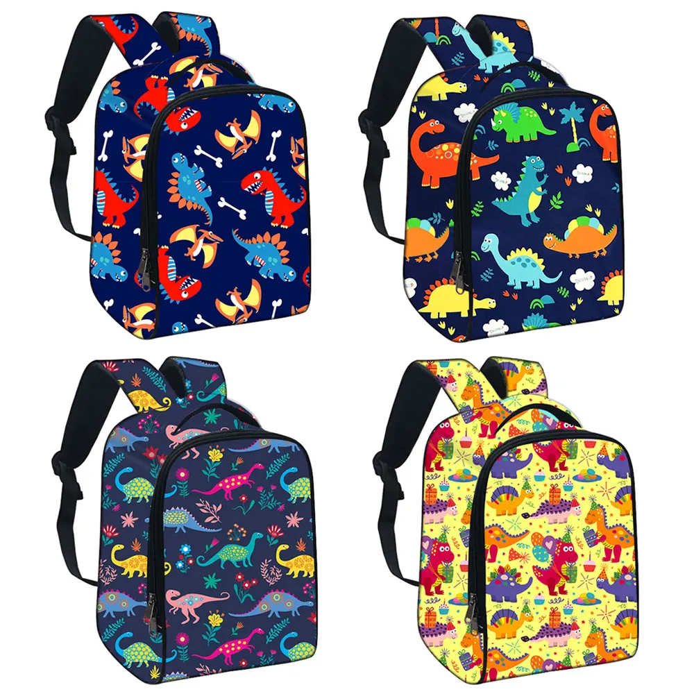 

Cute Dinosaur Print Backpack Tyrannosaurus Rex Pterosaur Children School Bags Kids Kindergarten Backpack Toddler Diaper Book Bag