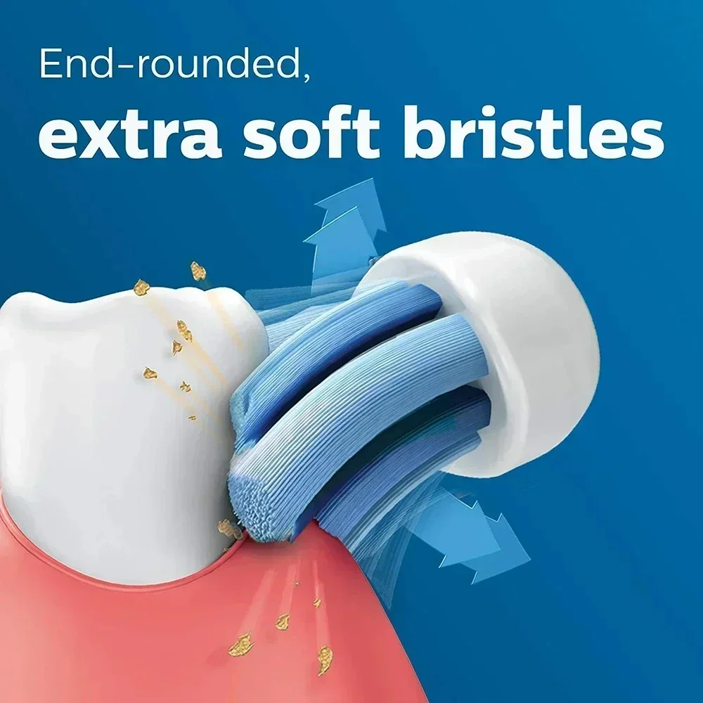 범용 음파 전동 칫솔 교체 헤드, 필립스 HX3, HX6, HX8, HX9 시리즈용, 10 개