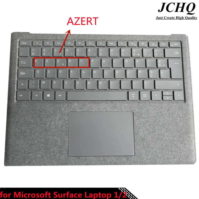 JCHQ Original New FR Keyboard Assembly For Microsoft Surface Laptop 1/2 1769 1782 AZERT C shell Laptop 1 Topcase