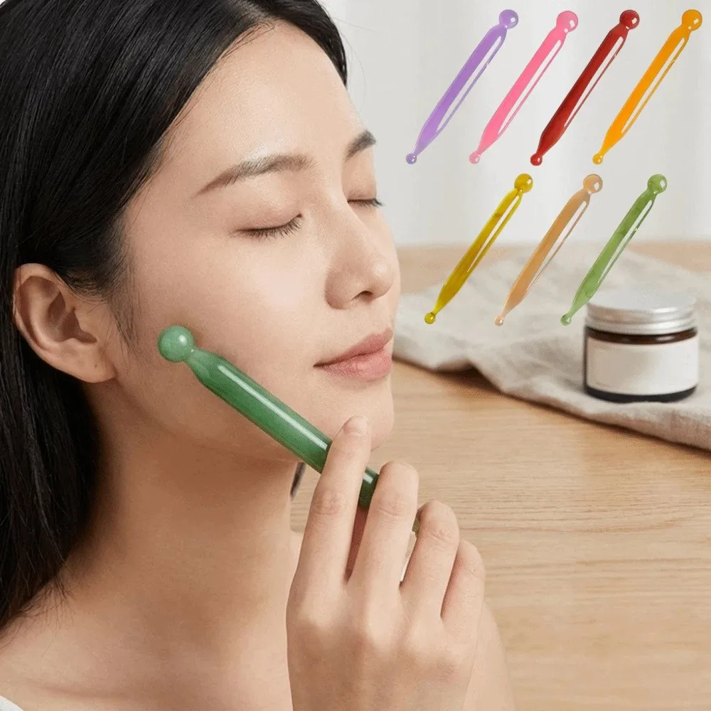 New Resin Acupunctur Point Pen Home Use Stick Shape Facial Massage Tool Relaxation Gua Sha Tool Facial Treatment