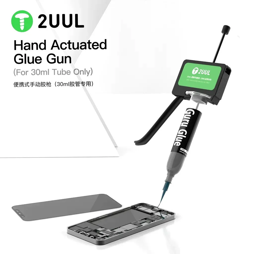 2UUL SC06 30ml Portable Manual Glue Gun Suitable for 30ML Repair Welding Oil Rear Glass Glue Machine Glue Gun Tool