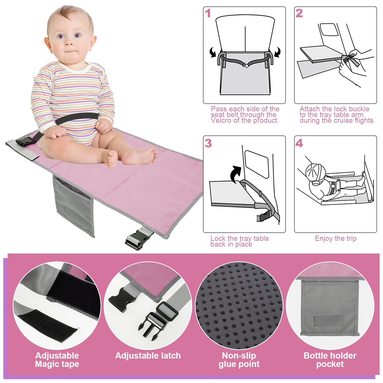 Kids Travel Airplane Bed 3