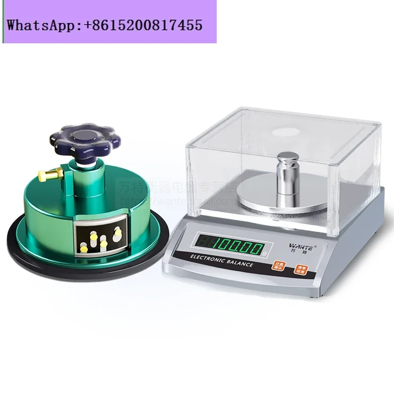 Wante Textile Gram Sampler Electronic Balance Scale Weighing Circle Dialing Knife Fabric Paper Weighing Instrument 0.01