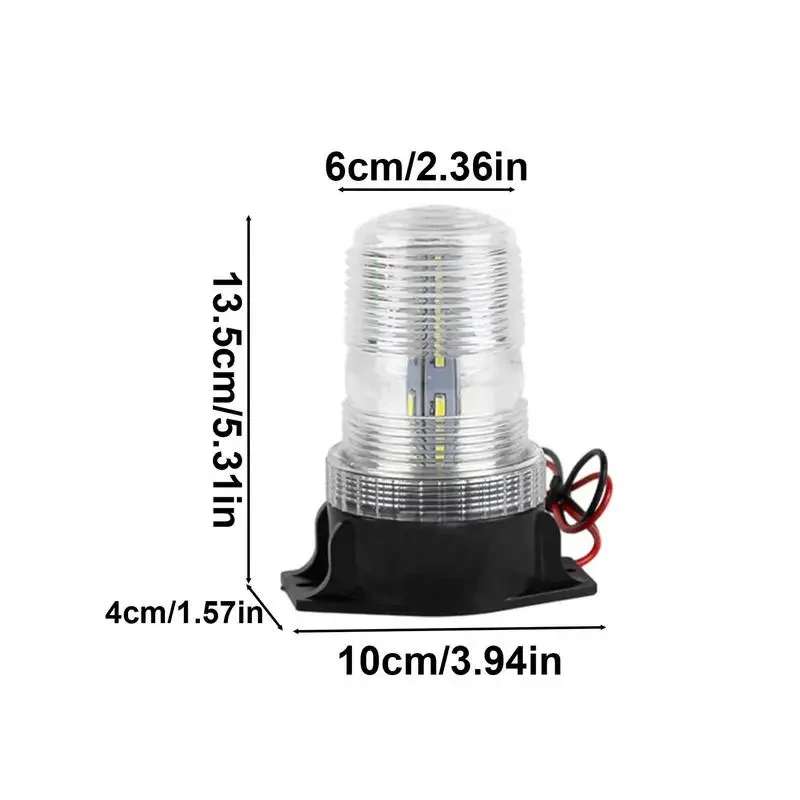 12V 24V LED Strobe Light For Truck Ultra Visible Safety Warning Flashing Light For Emergencie Durable Roof Top Flashing Lamp