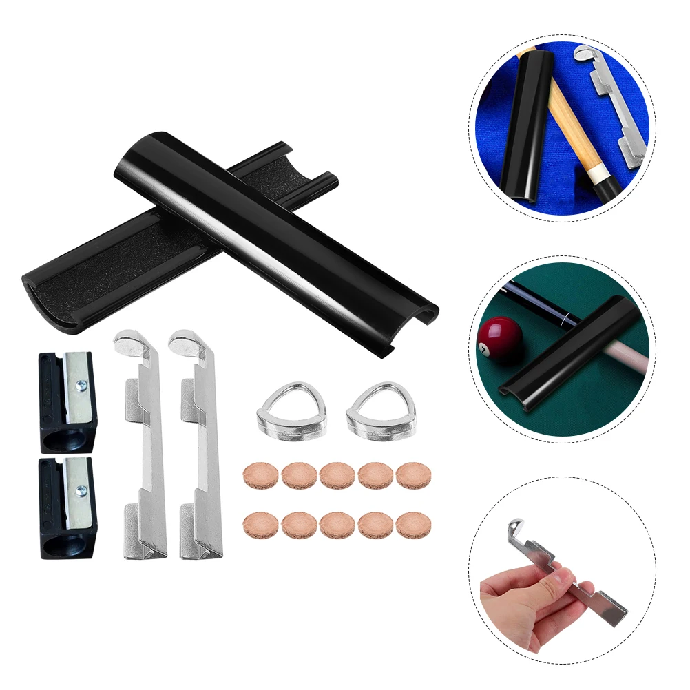 

1 Set Tip Kit For Pool Stick Durable Tools With Replacement Tips, Portable Set, Billiard Stick Tools, Tips Replacement Kit, Pool
