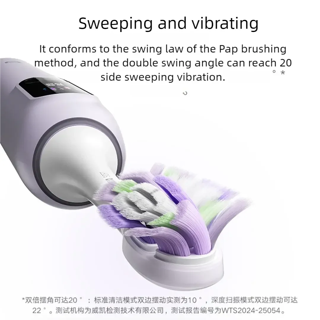 Xiaomi Mijia Sonic sweep vibration Toothbrush LCD Smart Sonic Electric Toothbrush Rechargeable Automatic Oral Care Toothbrush image 6