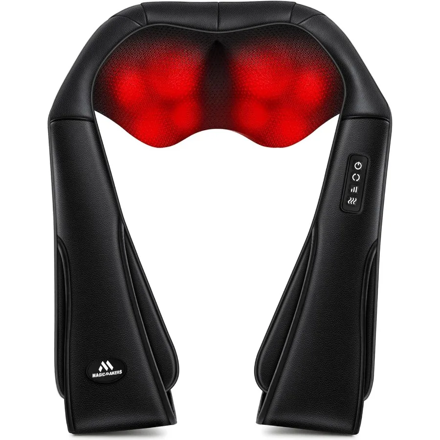 

Рождественский массажер для шеи для облегчения боли, глубоких тканей с подогревом шиацу, массаж спины и плеч, расслабляющие подарки для женщин, мужчин, папа M