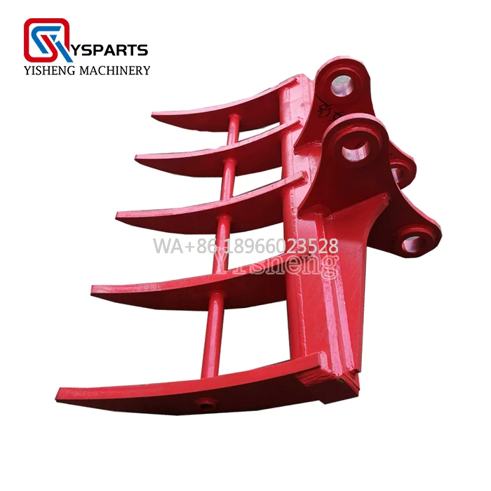 Parti di macchine per escavatore Rastrello per escavatore DH300-5 DH320 DH330-3 DH360-5 DH450 DH500 Rastrello per radice per cancellare per escavatore