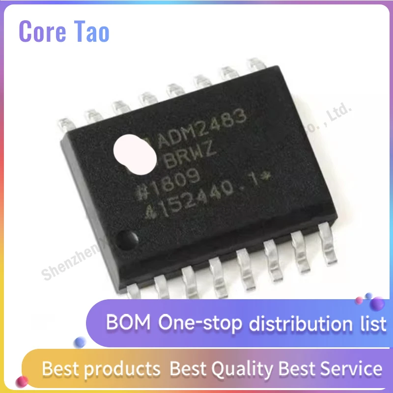 1~5PCS/LOT  ADM2483BRWZ ADM2483 SOP16 Isolator transceiver chip