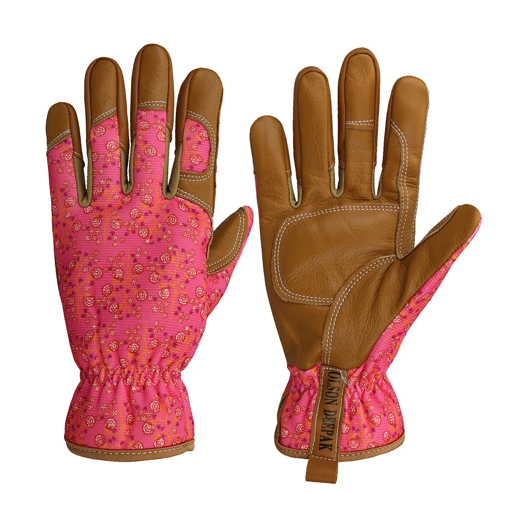 

Thorn Proof&Puncture Resistant Gardening Gloves with Grip,Garden Gloves for Women, Leather Work Gloves,Gifts