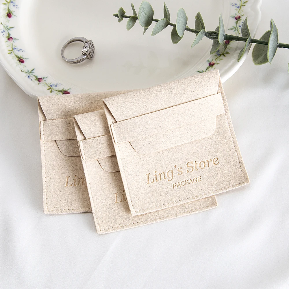 

50 шт., сумка для упаковки ювелирных изделий по индивидуальному заказу, кольца, серьги, шпильки, браслет, ожерелье, кулон, органайзер для хранения конфет, мешочек для ключей