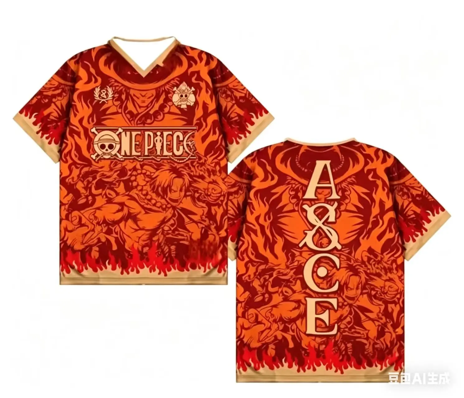 2026 One Piece Luffy Anime T-Shirt Vintage Baseball Jersey Style Men Women 3D Full Print Y2k Streetwear Harajuku Graphic Tee